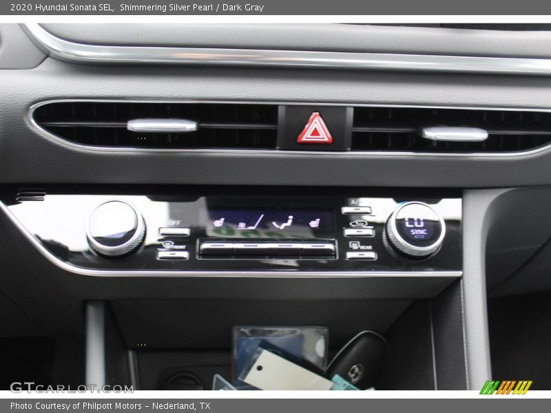 Shimmering Silver Pearl / Dark Gray 2020 Hyundai Sonata SEL