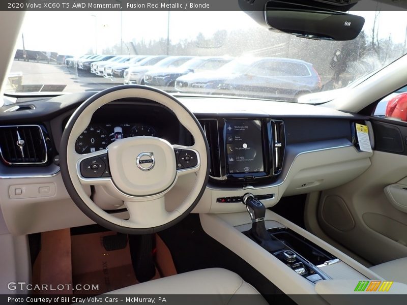 Fusion Red Metallic / Blonde 2020 Volvo XC60 T5 AWD Momentum