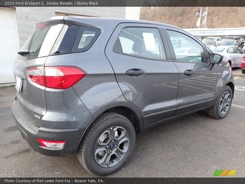 Smoke Metallic / Ebony Black 2020 Ford EcoSport S