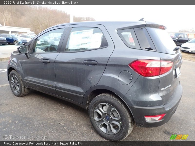 Smoke Metallic / Ebony Black 2020 Ford EcoSport S