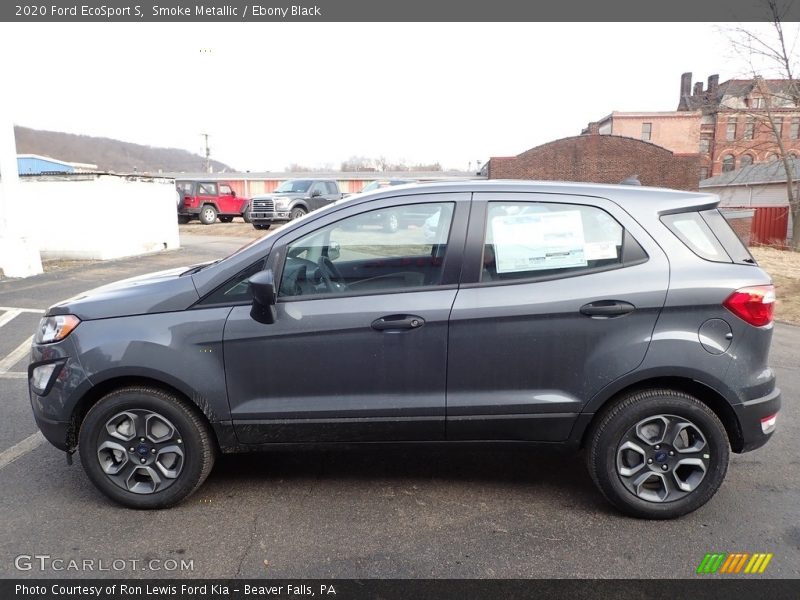 Smoke Metallic / Ebony Black 2020 Ford EcoSport S