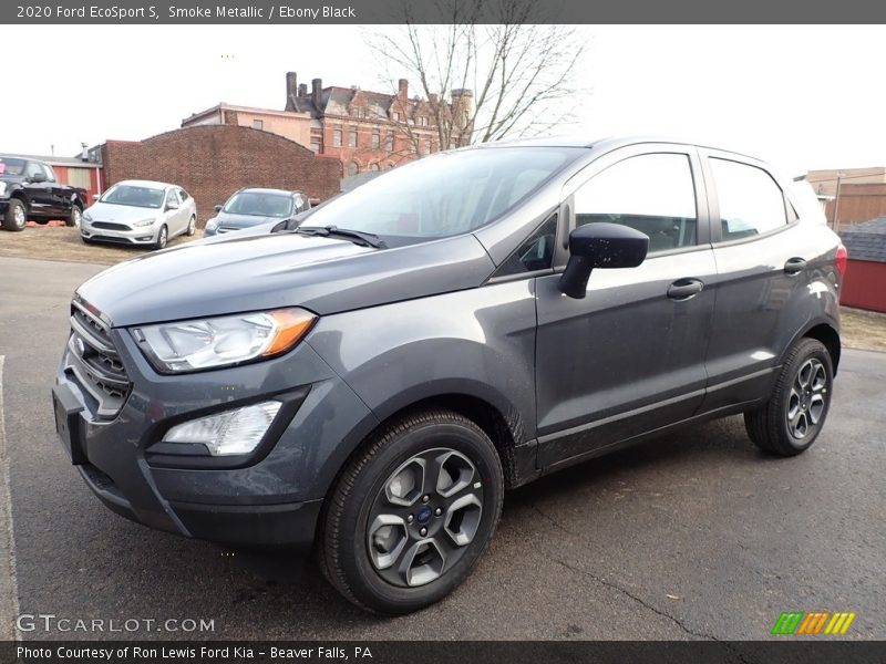 Smoke Metallic / Ebony Black 2020 Ford EcoSport S