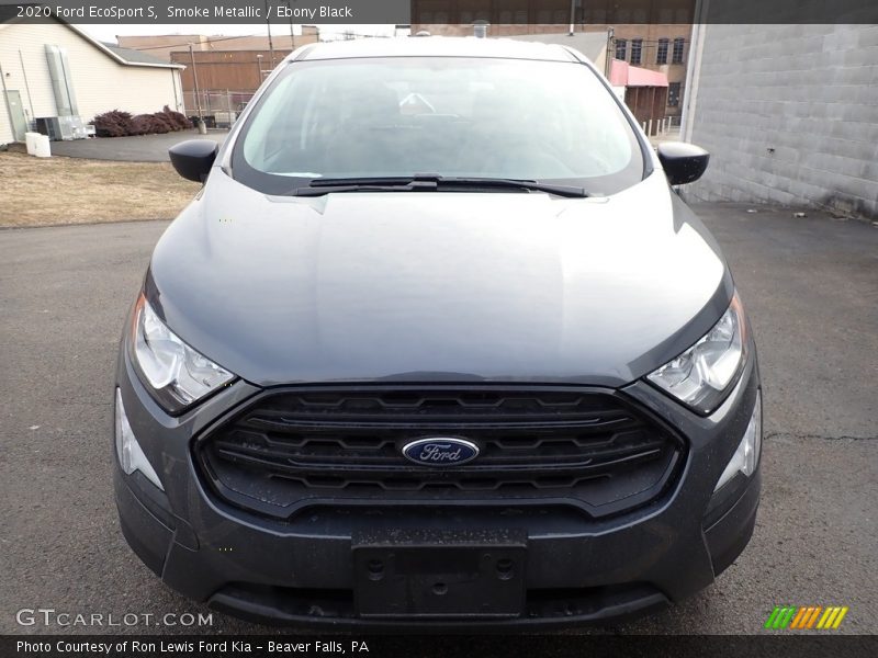 Smoke Metallic / Ebony Black 2020 Ford EcoSport S