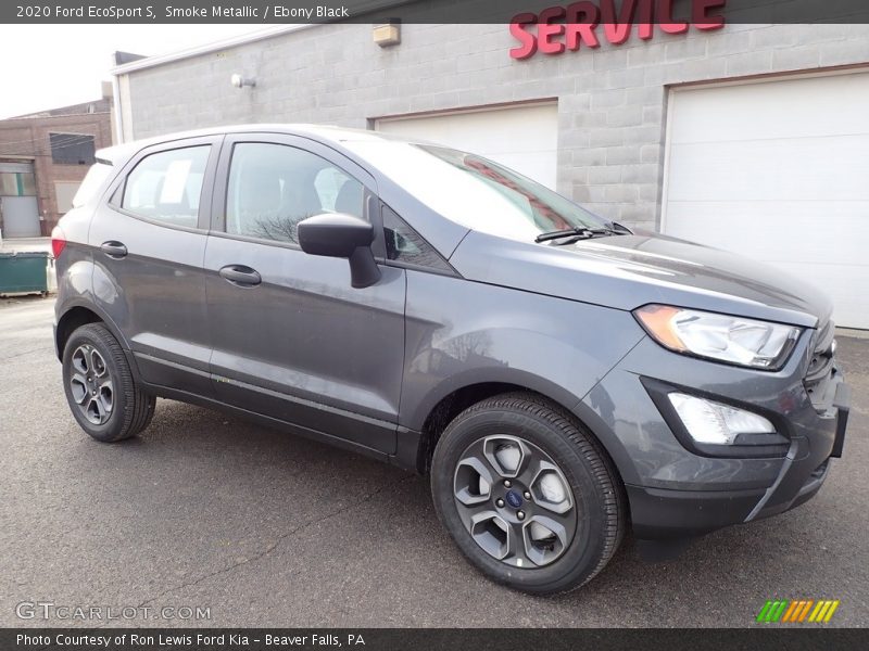 Smoke Metallic / Ebony Black 2020 Ford EcoSport S