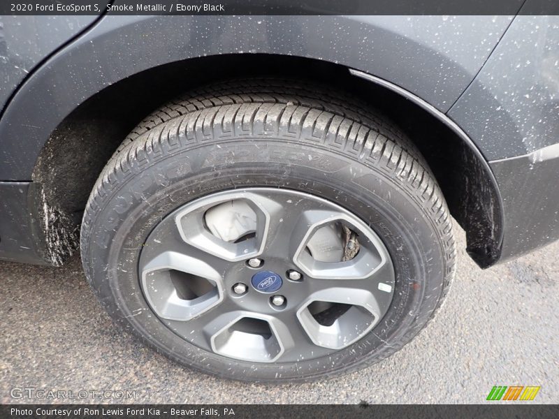 Smoke Metallic / Ebony Black 2020 Ford EcoSport S