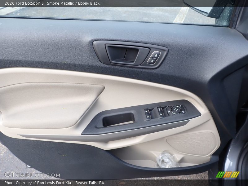 Smoke Metallic / Ebony Black 2020 Ford EcoSport S