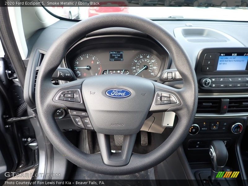 Smoke Metallic / Ebony Black 2020 Ford EcoSport S
