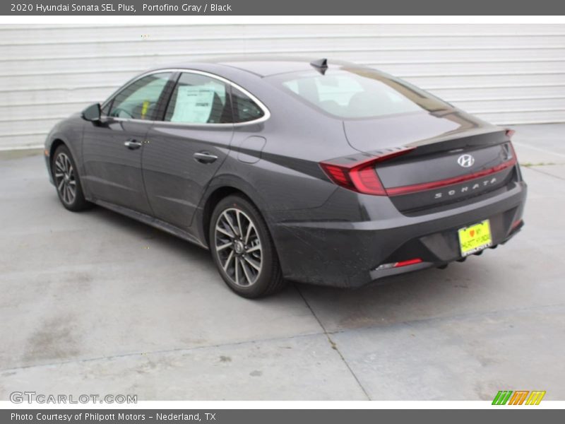 Portofino Gray / Black 2020 Hyundai Sonata SEL Plus