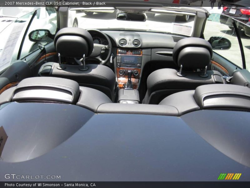 Black / Black 2007 Mercedes-Benz CLK 350 Cabriolet