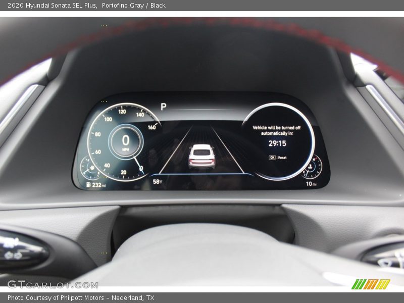 Portofino Gray / Black 2020 Hyundai Sonata SEL Plus