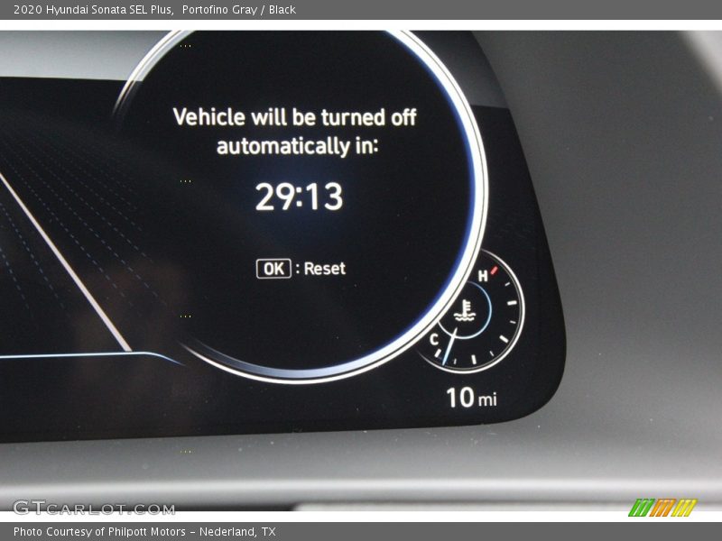 Portofino Gray / Black 2020 Hyundai Sonata SEL Plus