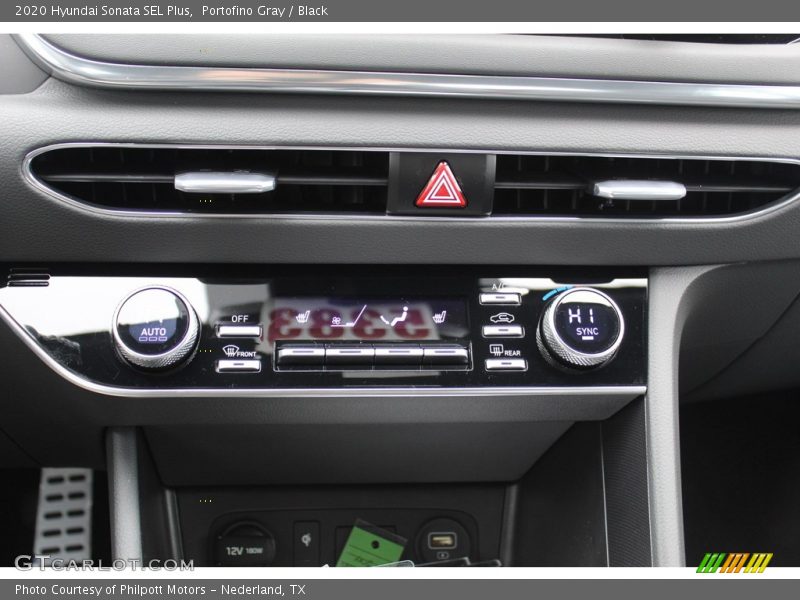 Portofino Gray / Black 2020 Hyundai Sonata SEL Plus