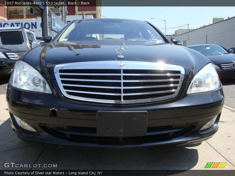 Black / Black 2007 Mercedes-Benz S 550 Sedan