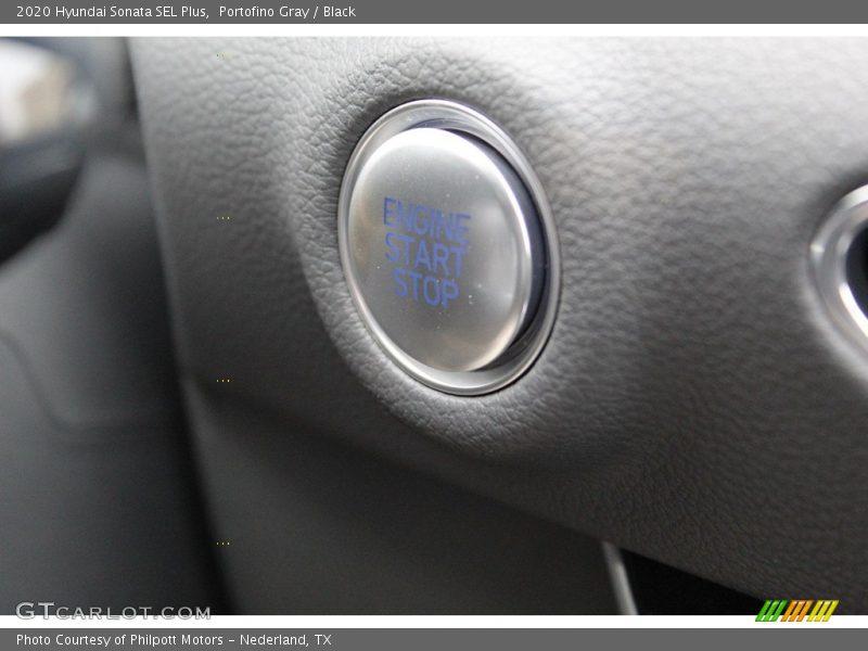 Portofino Gray / Black 2020 Hyundai Sonata SEL Plus