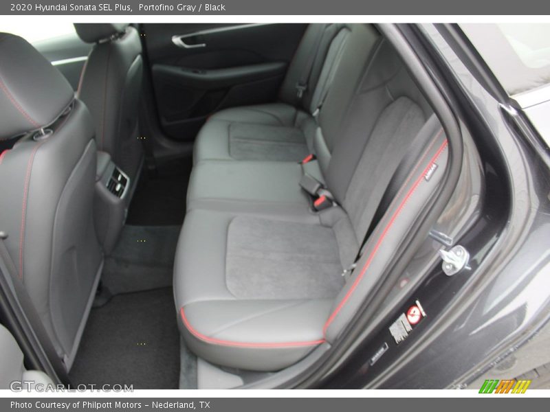 Portofino Gray / Black 2020 Hyundai Sonata SEL Plus