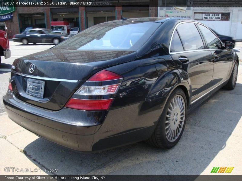 Black / Black 2007 Mercedes-Benz S 550 Sedan