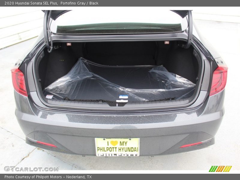 Portofino Gray / Black 2020 Hyundai Sonata SEL Plus