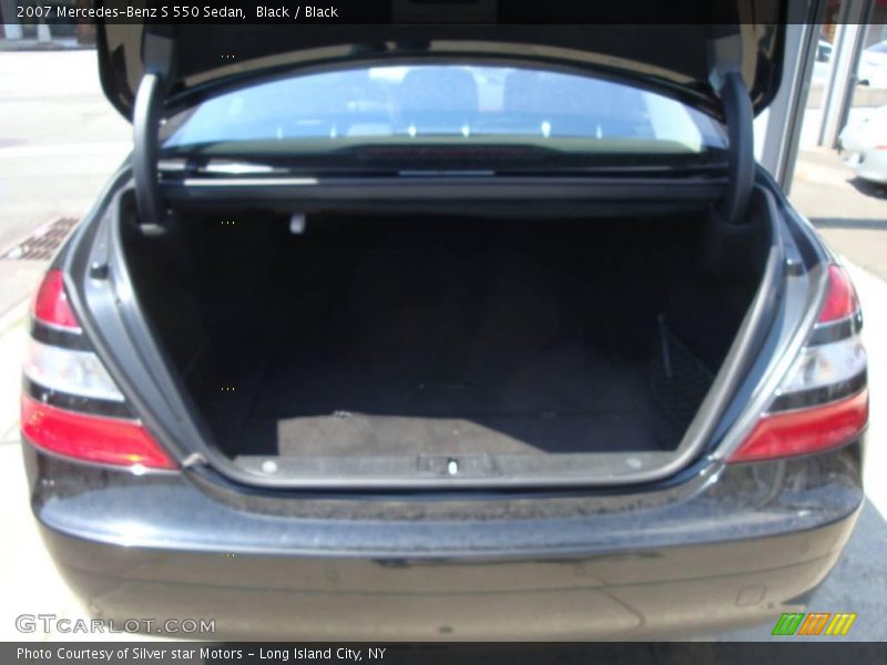 Black / Black 2007 Mercedes-Benz S 550 Sedan