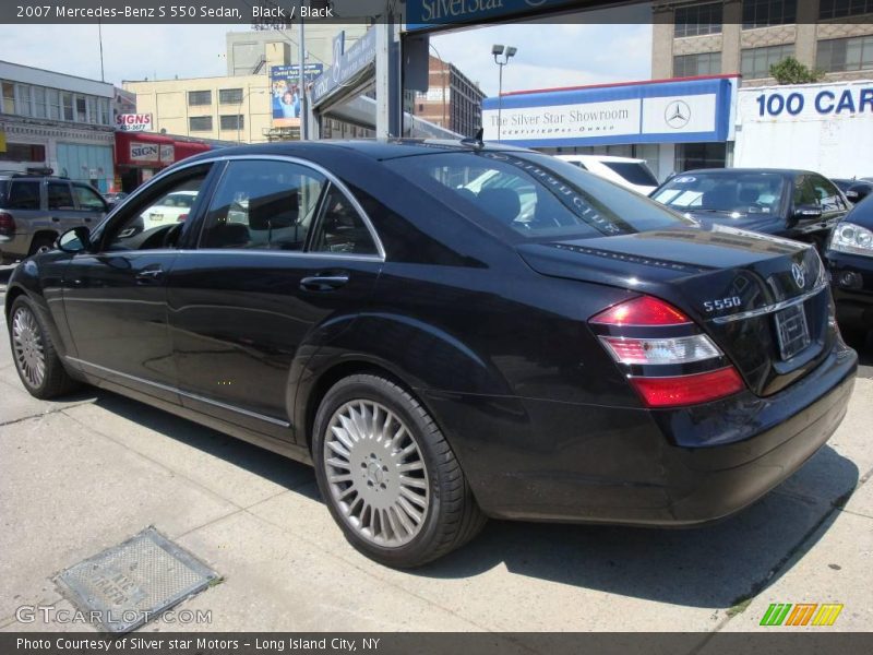 Black / Black 2007 Mercedes-Benz S 550 Sedan