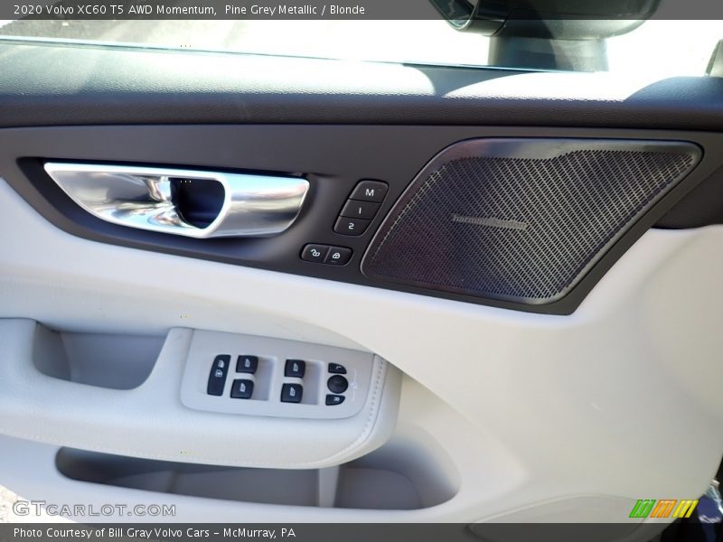 Pine Grey Metallic / Blonde 2020 Volvo XC60 T5 AWD Momentum