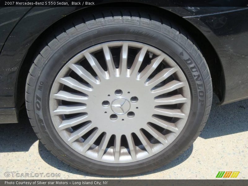 Black / Black 2007 Mercedes-Benz S 550 Sedan