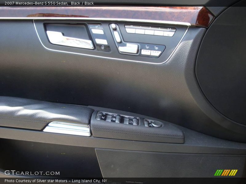 Black / Black 2007 Mercedes-Benz S 550 Sedan