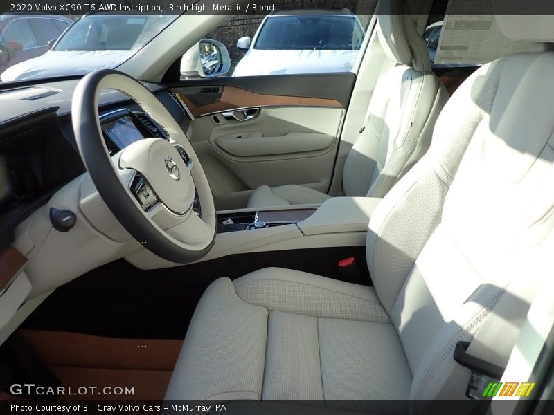 Front Seat of 2020 XC90 T6 AWD Inscription