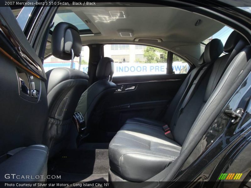 Black / Black 2007 Mercedes-Benz S 550 Sedan