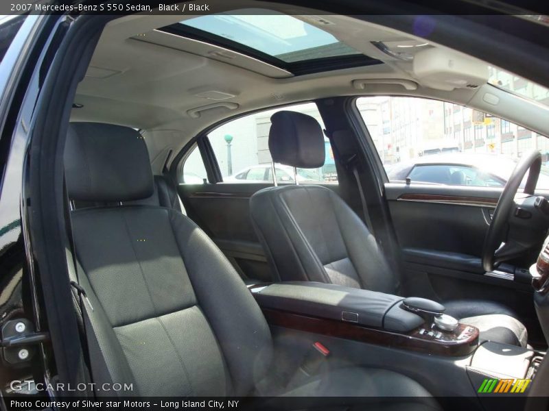 Black / Black 2007 Mercedes-Benz S 550 Sedan