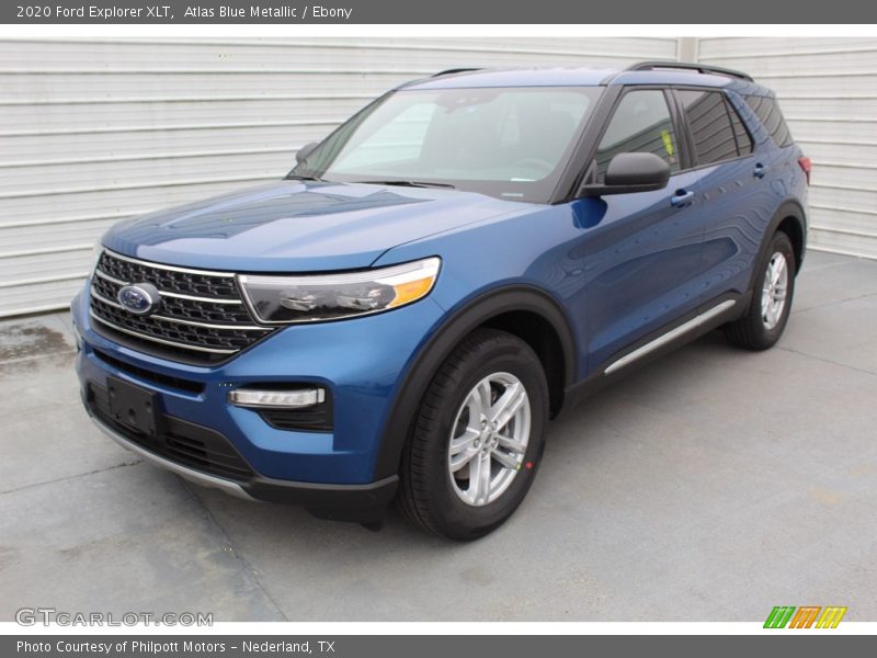 Atlas Blue Metallic / Ebony 2020 Ford Explorer XLT