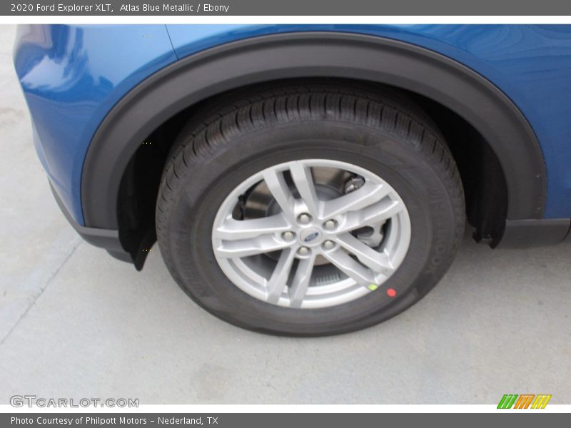Atlas Blue Metallic / Ebony 2020 Ford Explorer XLT