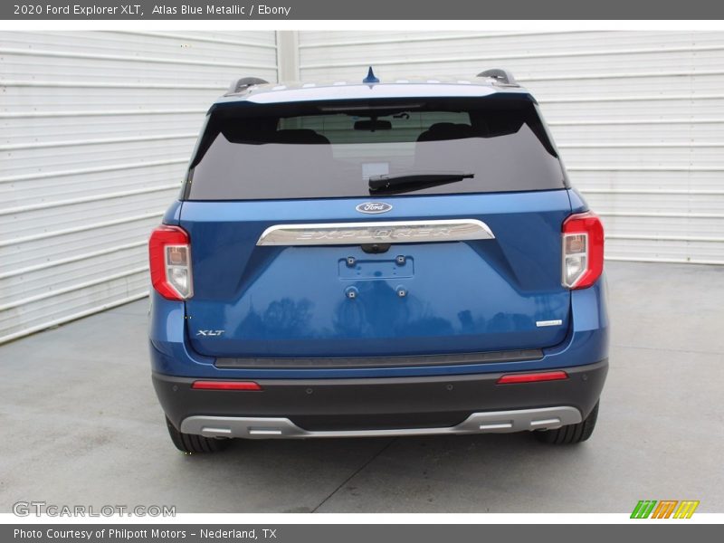 Atlas Blue Metallic / Ebony 2020 Ford Explorer XLT