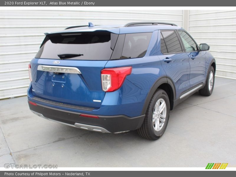 Atlas Blue Metallic / Ebony 2020 Ford Explorer XLT