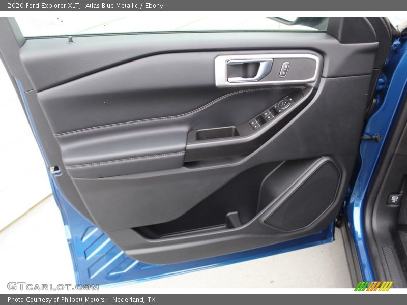 Atlas Blue Metallic / Ebony 2020 Ford Explorer XLT