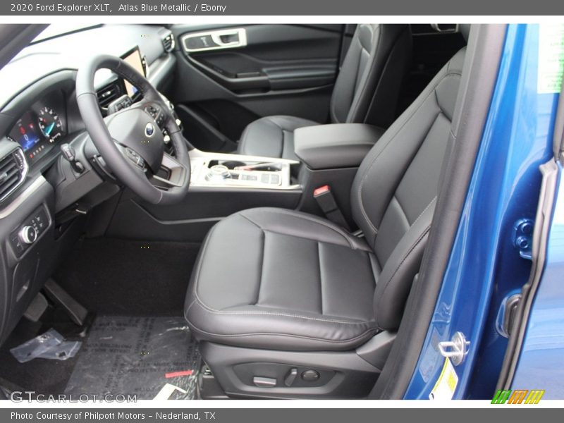 Atlas Blue Metallic / Ebony 2020 Ford Explorer XLT