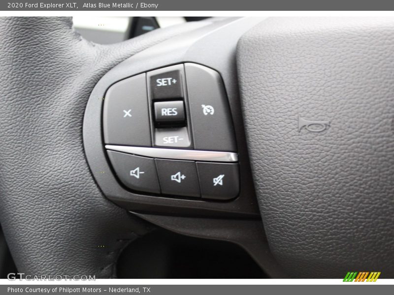 Atlas Blue Metallic / Ebony 2020 Ford Explorer XLT