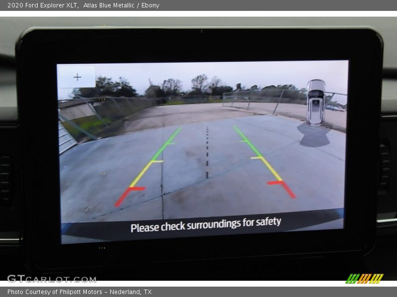 Atlas Blue Metallic / Ebony 2020 Ford Explorer XLT