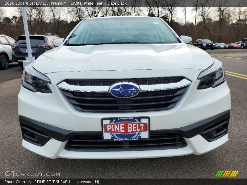 Crystal White Pearl / Slate Black 2020 Subaru Legacy 2.5i Premium