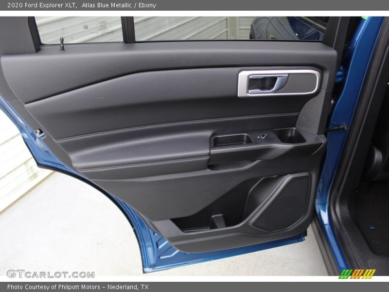 Atlas Blue Metallic / Ebony 2020 Ford Explorer XLT