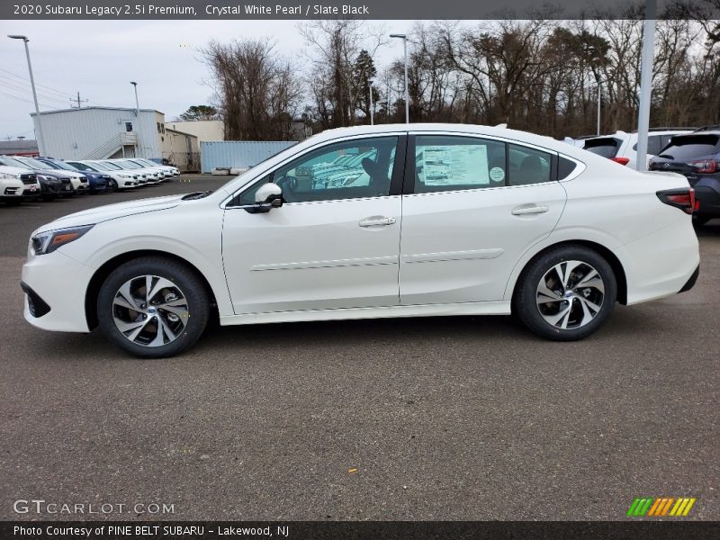 Crystal White Pearl / Slate Black 2020 Subaru Legacy 2.5i Premium
