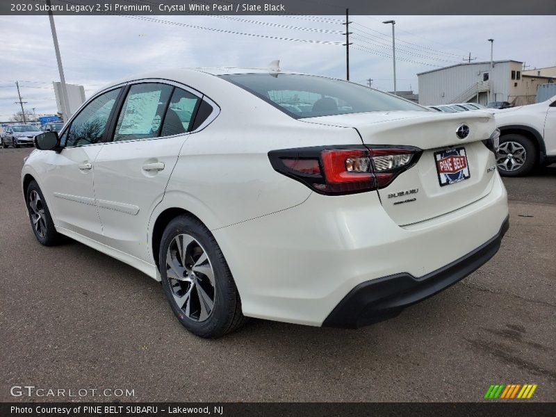 Crystal White Pearl / Slate Black 2020 Subaru Legacy 2.5i Premium