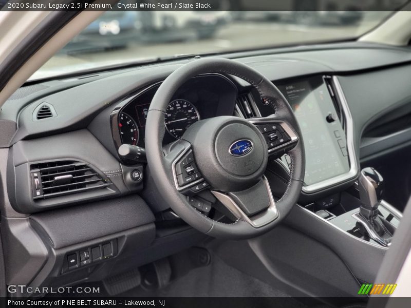 Crystal White Pearl / Slate Black 2020 Subaru Legacy 2.5i Premium