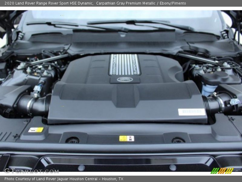 Carpathian Gray Premium Metallic / Ebony/Pimento 2020 Land Rover Range Rover Sport HSE Dynamic
