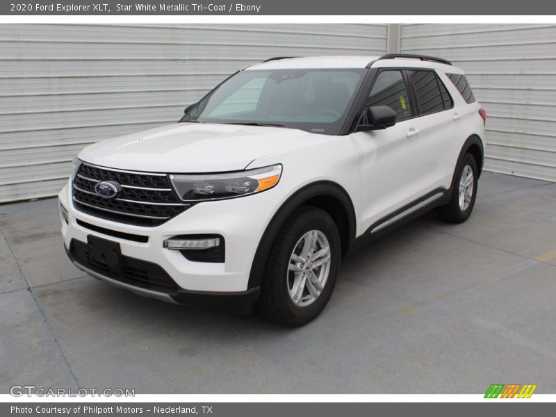  2020 Explorer XLT Star White Metallic Tri-Coat