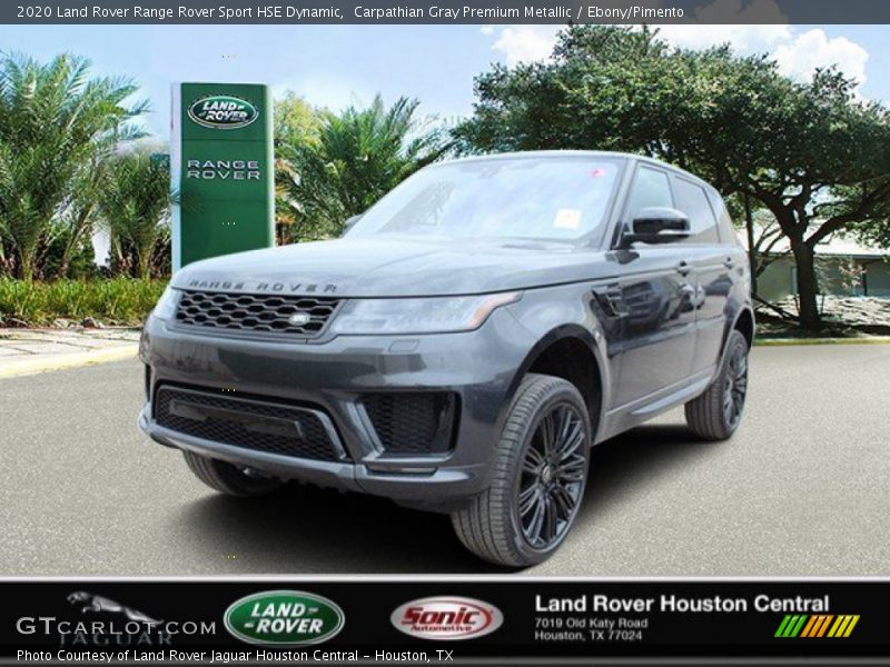 Carpathian Gray Premium Metallic / Ebony/Pimento 2020 Land Rover Range Rover Sport HSE Dynamic