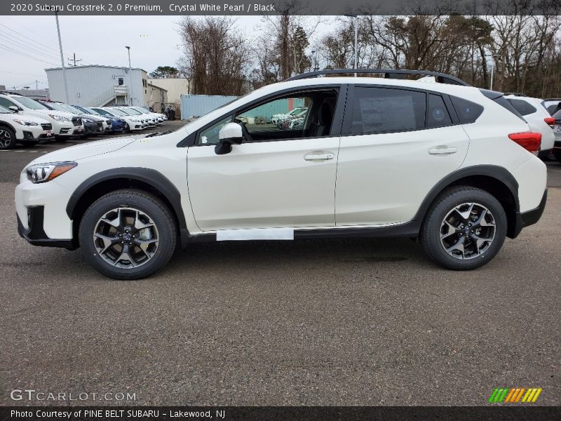 Crystal White Pearl / Black 2020 Subaru Crosstrek 2.0 Premium