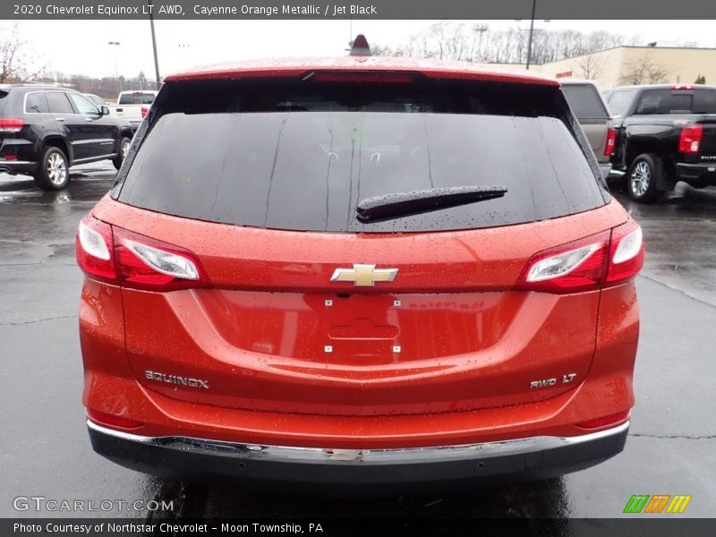 Cayenne Orange Metallic / Jet Black 2020 Chevrolet Equinox LT AWD