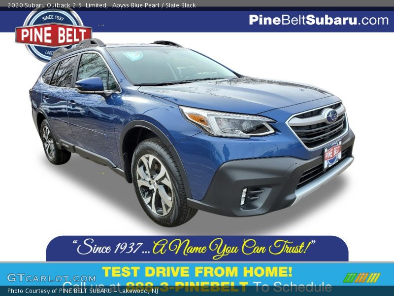 Abyss Blue Pearl / Slate Black 2020 Subaru Outback 2.5i Limited