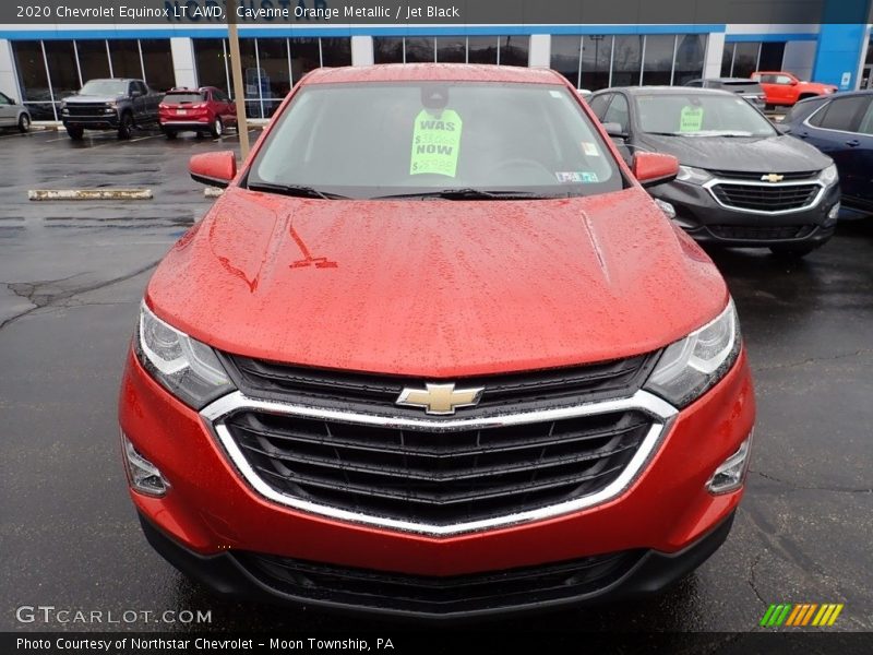 Cayenne Orange Metallic / Jet Black 2020 Chevrolet Equinox LT AWD