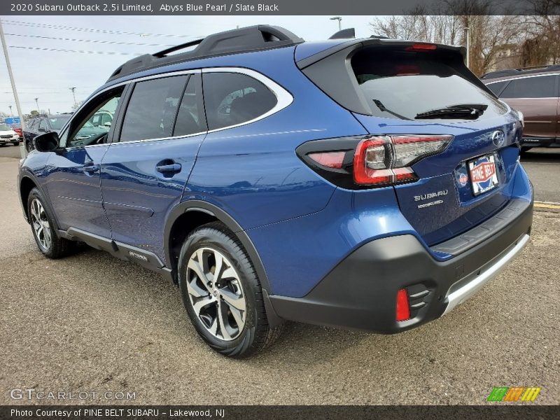 Abyss Blue Pearl / Slate Black 2020 Subaru Outback 2.5i Limited